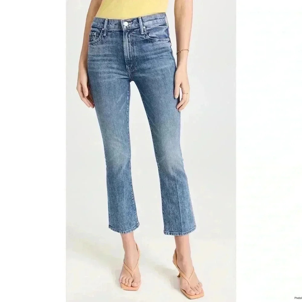 MOTHER Denim The Insider Ankle Jeans In Destination Unknown Size 26